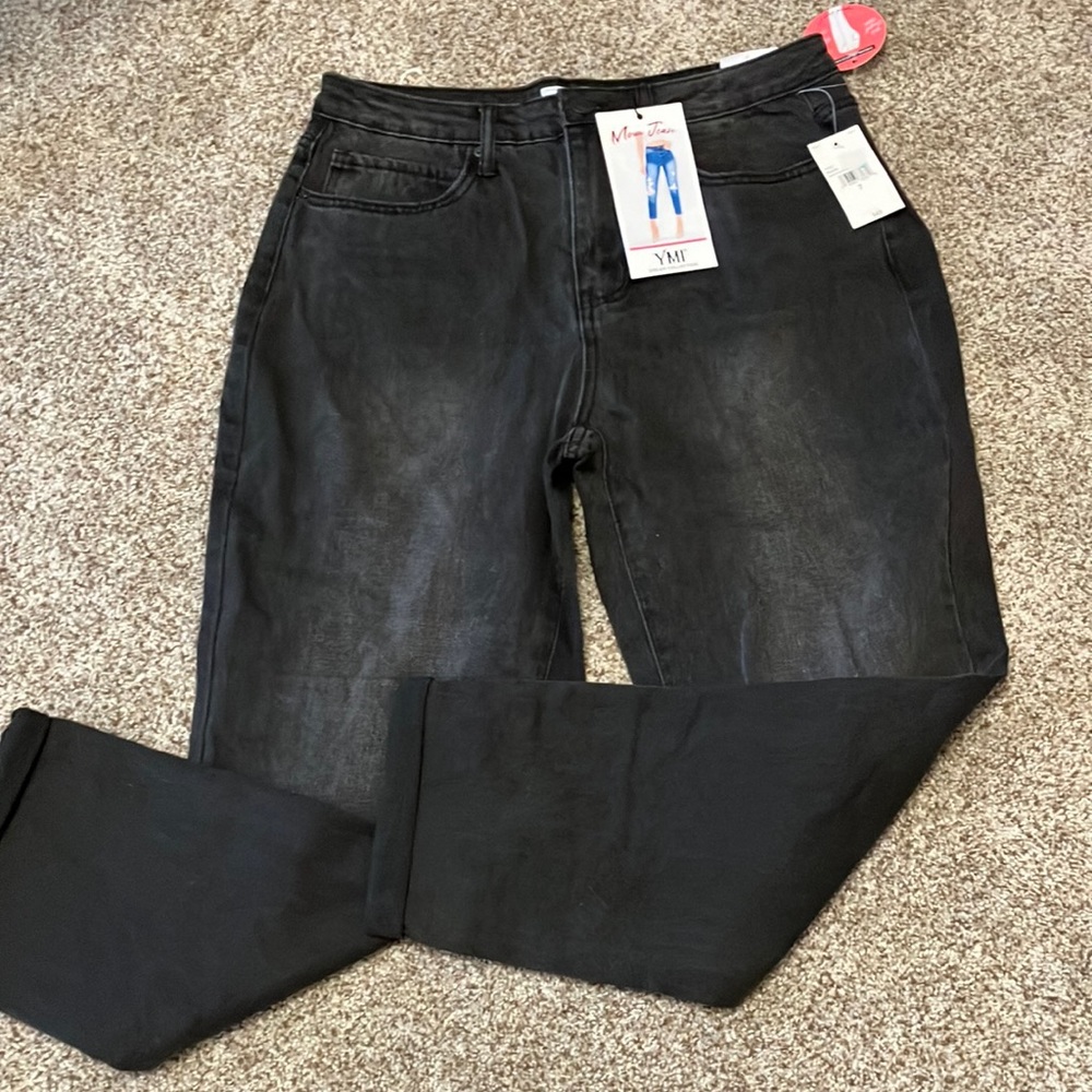 Brand New Denim Cropped Black Jeans